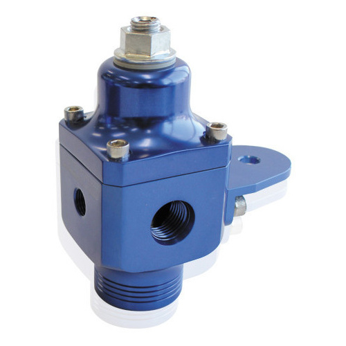 Aeroflow 2 PORT FUEL PRESSURE REGULATORBLUE 750+ HP @ 4-12 PSI