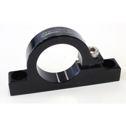 Aeroflow AEROFLOW BILLET FILTER BRACKETFOR 1-1/4'' DIAMETER FILT BLACK
