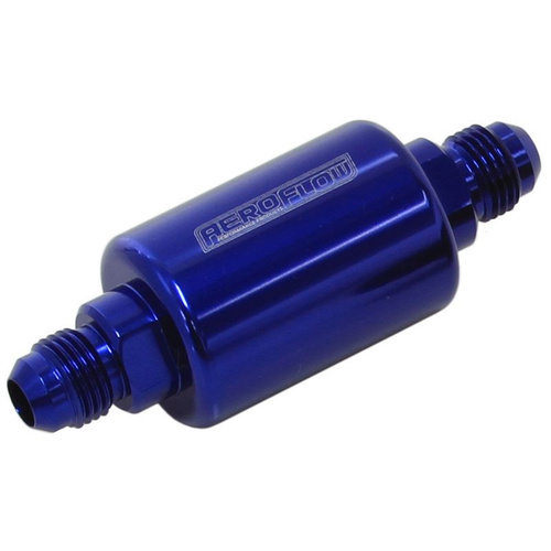 Aeroflow AEROFLOW FILTER 40 MICRON BLUE -6AN 1.25'' x 3'' NOTES