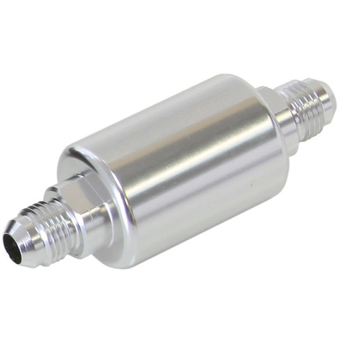 Aeroflow AEROFLOW FILTER 40 MICRON SILVER -6AN 1.25'' x 3'' NOTES