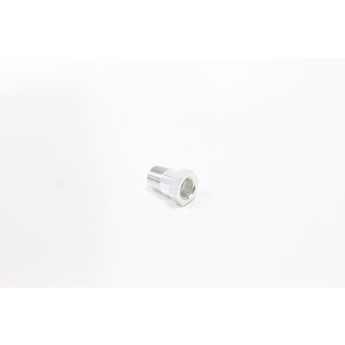 Aeroflow TEMPERATURE PROBE ADAPTER SILVER 3/8'' MALE 5/8'' FEMALE