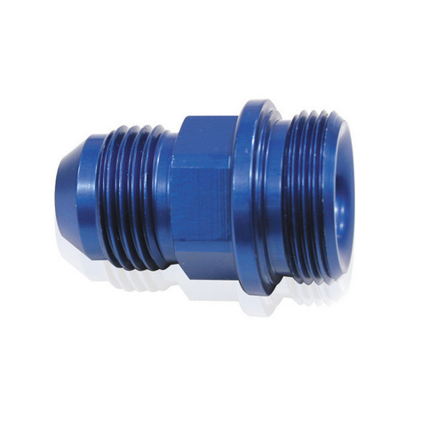 Aeroflow HOLLEY INLET FITTING -6AN BLUE 7/8'' X 20 TO -6AN SHORT