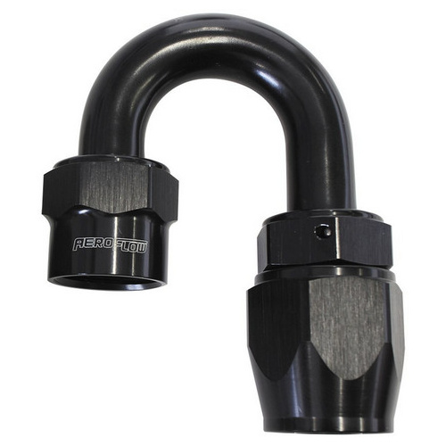 Aeroflow -6AN 180 DEGREE KRYPTALON LIGHTWEIGHT BIG BORE 1 PIECE