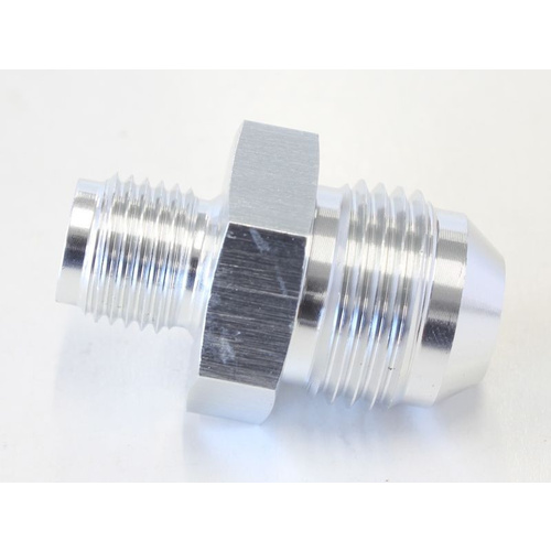 Aeroflow Adaptor 1/2 X 20 Inverted seat to -08 Silver