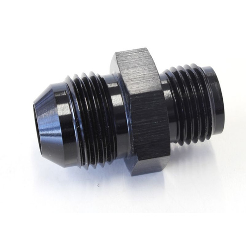 Aeroflow Adaptor 5/8 X 18 Inverted seat to -08 Black