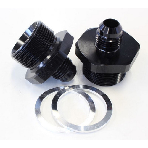 Aeroflow Male -6 to 1'' x 20 Quadrajet Black