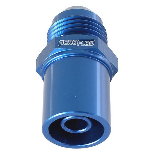 Aeroflow PUSH IN COVER BREATHER ADAPTERTO -8AN BLUE BA to FG FRONT