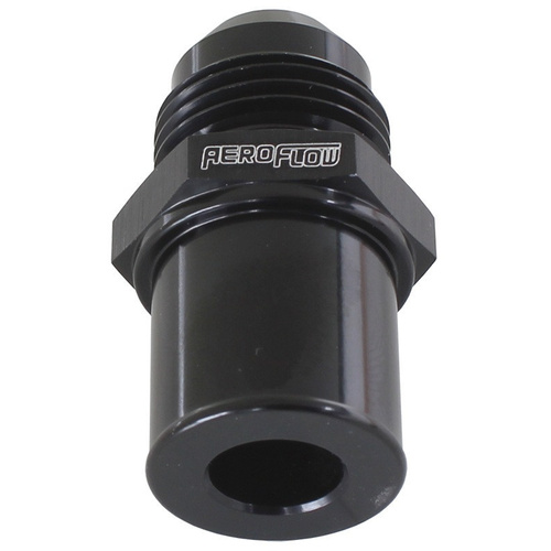 Aeroflow PUSH IN COVER BREATHER ADAPTERTO -8AN BLACK BA to FG REAR