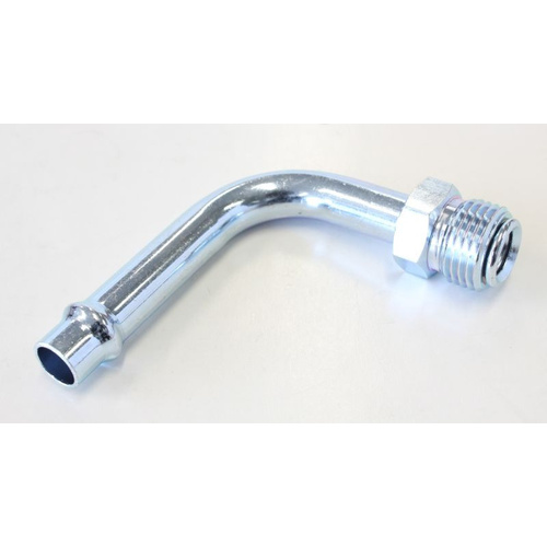 Aeroflow HOLLEY CARB INLET FITTINGS 5/8INVERTED TO 3/8'' BARB 90 DEG