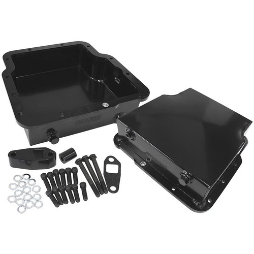 Aeroflow HOLDEN TRIMATIC 3.25'' DEEP PAN INC FILTER EXTENSION BLACK