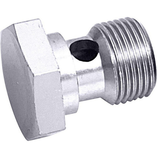 Aeroflow Banjo Bolt 7/16 x 20 Thread Silver