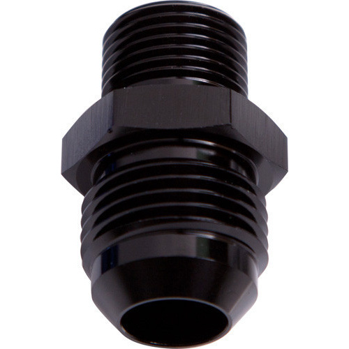 Aeroflow METRIC M12 X 1.25 TO -4AN BLACK MALE M12 X 1.25MM TO -4