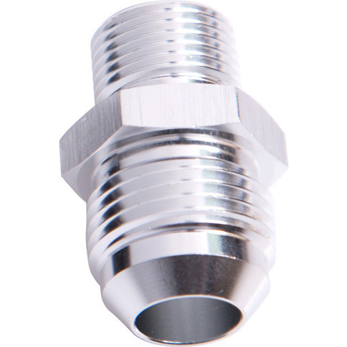 Aeroflow METRIC M18 X 1.5MM TO -6AN SILVER MALE M18X1.5MM TO -6AN