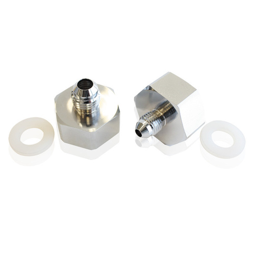 Aeroflow NITROUS BOTTLE ADAPTER -4AN STEEL FINISH DURABLE FOR ONOFF