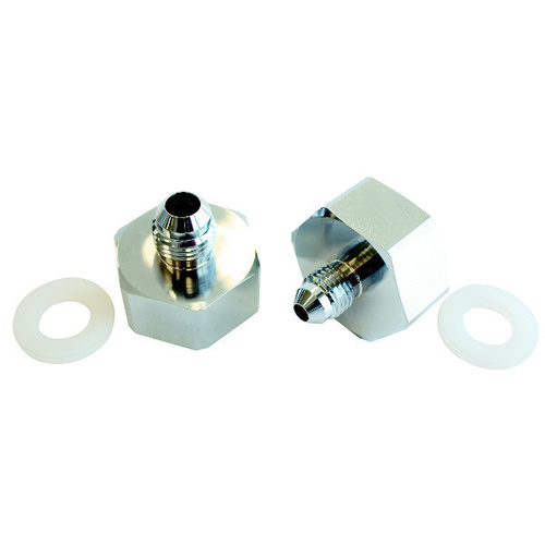 Aeroflow NITROUS BOTTLE ADAPTER -6AN STEEL FINISH DURABLE FOR ONOFF