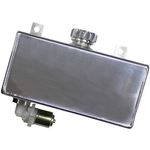 Aeroflow FABRICATED ALLOY WASHER TANK WITH MOTOR -L W H=80X210X100MM