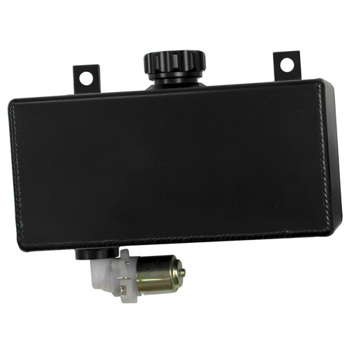 Aeroflow FABRICATED BLACK WASHER TANK WITH MOTOR -L W H=80X210X100MM