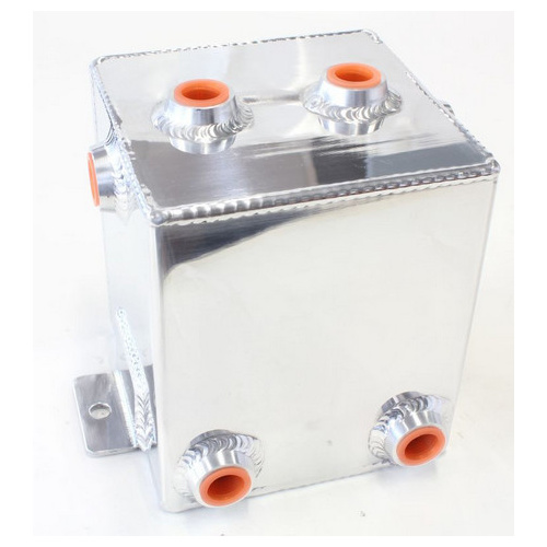 Aeroflow FABRIC ALLOY UNIV TANK 2L X 6 -8 ORB POLISHD WITH MOUNT TABS