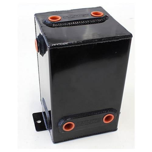 Aeroflow FABRIC ALLOY UNIV TANK 3L X 6 -8 ORB BLACK WITH MOUNT TABS