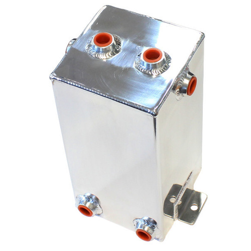 Aeroflow FABRIC ALLOY UNIV TANK 4L X 6 -8 ORB POLISHD WITH MOUNT TABS