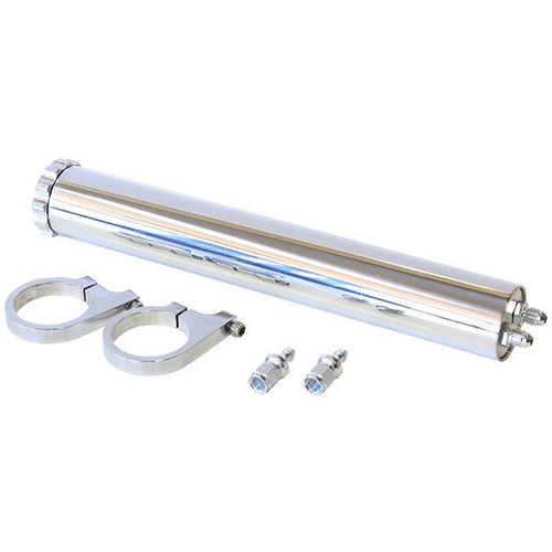 Aeroflow POLISHED BILLET OVERFLOW TANK BILLET BRACKETS FITTINGS INC