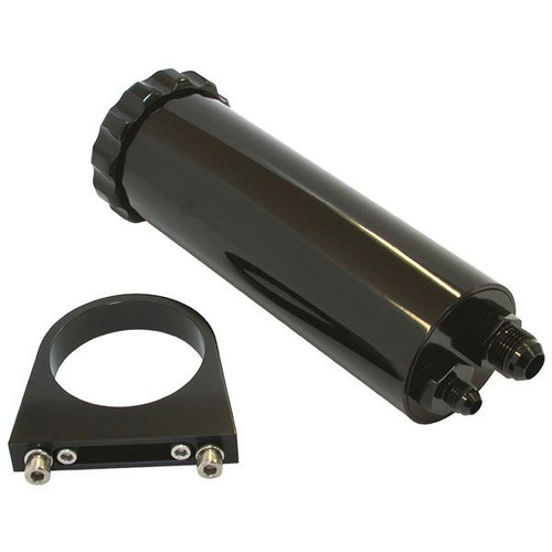 Aeroflow BLACK BILLET POWER STEER TANK BILLET BRACKETS -10 -6