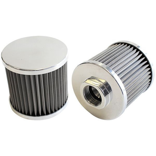 Aeroflow -12AN S/S BILLET BREATHER WITH FEMALE -12AN RE-USABLE
