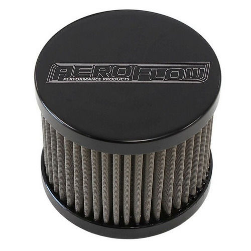 Aeroflow -8AN S/S BILLET BREATHER WITH FEMALE -8AN RE-USABLE