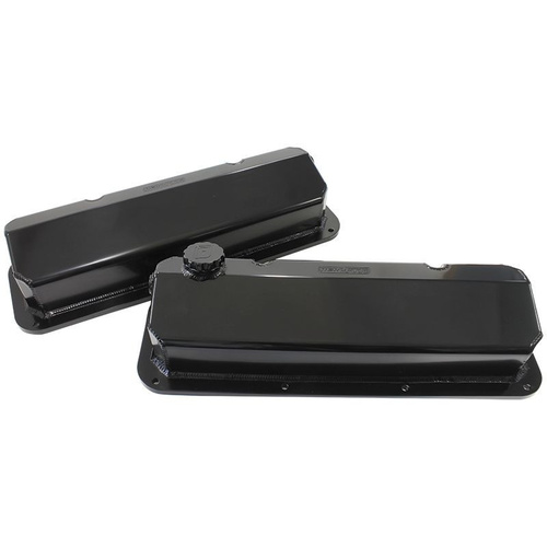Aeroflow FABRICATED VALVE COVERS BLACK suit FORD 302-351C