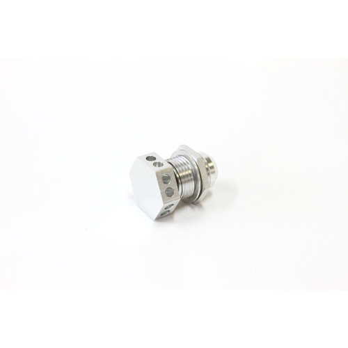 Aeroflow BOLT IN -10AN BREATHER CAST ORFABRICATED COVERS SILVER