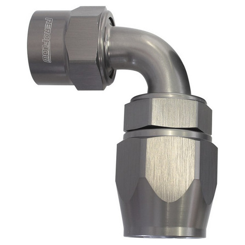Aeroflow -10AN 90 DEGREE KRYPTALON LIGHTWEIGHT BIG BORE TITANIUM