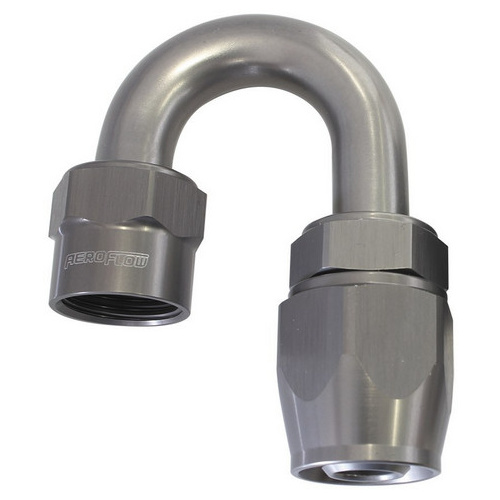Aeroflow -8AN 180 DEGREE KRYPTALON LIGHTWEIGHT BIG BORE TITANIUM