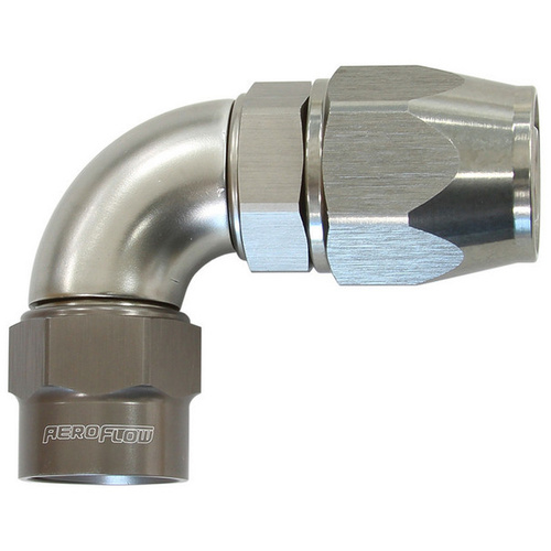 Aeroflow -6AN 90 DEGREE KRYPTALON FULL FLOW BIG BORE 1 PIECE