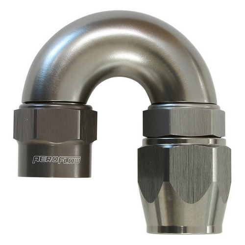 Aeroflow -6AN 180 DEGREE KRYPTALON FULL FLOW BIG BORE 1 PIECE