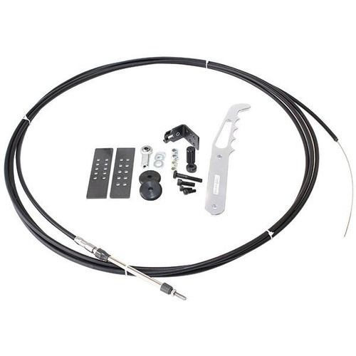 Aeroflow chute release cable kit chromehandle 18feet of cable kit
