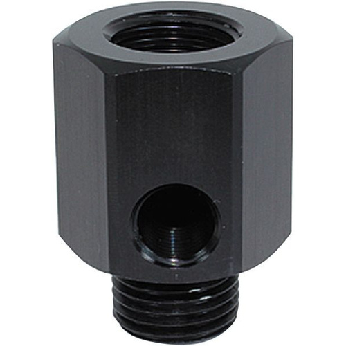 Aeroflow M12 X 1.5 EXTENSION WITH 1/8'' NPT PORT BLACK