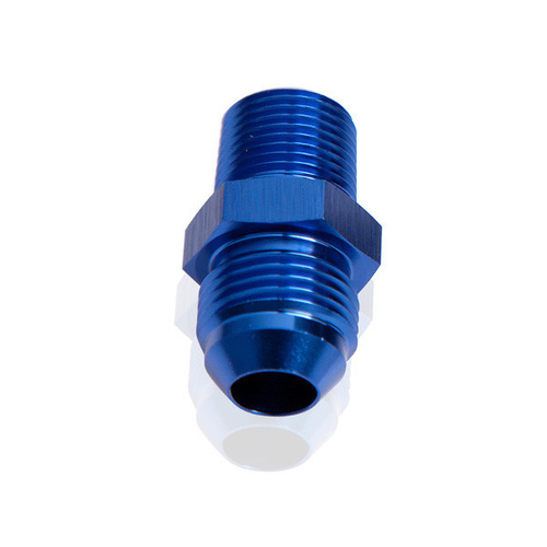 Aeroflow MALE FLARE -10AN TO 1'' NPT BLUE MALE FLARE TO NPT ADAPTER