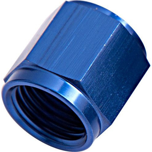 Aeroflow TUBE NUT -6AN TO 3/8'' TUBE BLUE -6AN TO 3/8'' HARD LINE