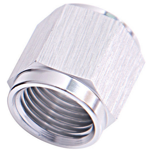 Aeroflow TUBE NUT -6AN TO 3/8'' TUBE SILVER -6AN TO 3/8'' HARD LINE