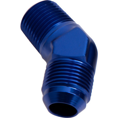 Aeroflow MALE 45 DEG 1/8'' NPT TO -4AN BLUE MALE NPT TO AN 45 DEG