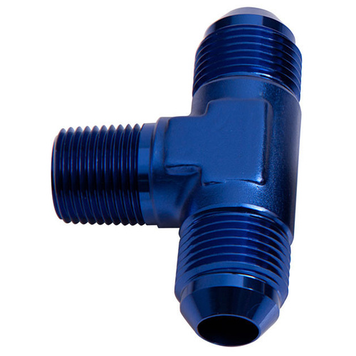 Aeroflow TEE -10AN WITH 1/2''NPT ON SIDEBLUE AN TEE WITH NPT ON SIDE
