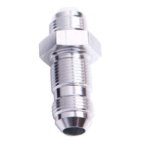 Aeroflow STRAIGHT BULKHEAD -12AN SILVER BULKHEAD NUT SEPERATE