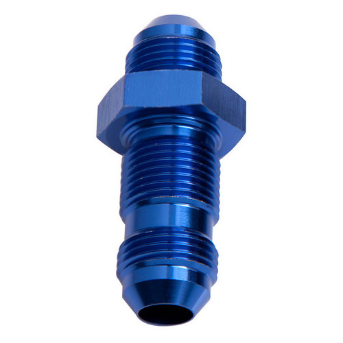 Aeroflow STRAIGHT BULKHEAD -16AN BLUE BULKHEAD NUT SEPERATE