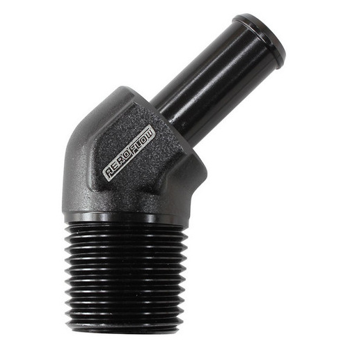 Aeroflow 45 DEG 3/8''NPT TO -6 100 / 450SERIES BRAIDED HOSE AN SIZE