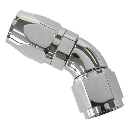 Aeroflow 880 Series Elite Full Flow Cutter Hose End -06AN Female to -06AN Hose 45-Degree AF882-06