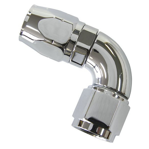 Aeroflow 880 Series Elite Full Flow Cutter Hose End -12AN Female to -12AN Hose 90-Degree AF883-12