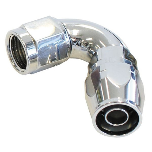 Aeroflow 880 Series Elite Full Flow Cutter Hose End -12AN Female to -12AN Hose 120-Degree AF884-12