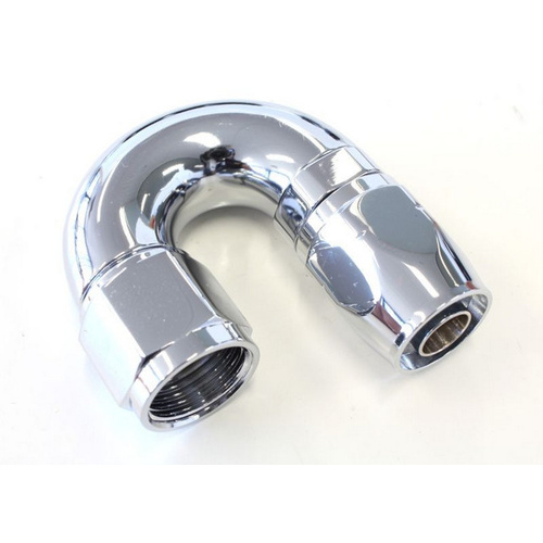 Aeroflow 880 Series Elite Full Flow Cutter Hose End -08AN Female to -08AN Hose 180-Degree AF886-08
