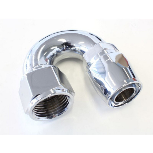 Aeroflow 880 Series Elite Full Flow Cutter Hose End -12AN Female to -12AN Hose 180-Degree AF886-12