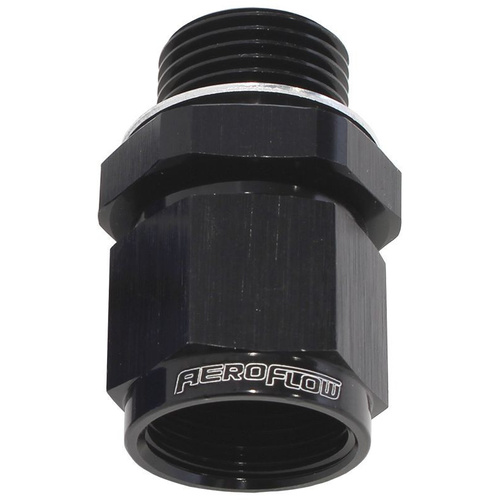 Aeroflow M12 X 1.5 TO -8 FEMALE SWIVEL BLACK WASHER SEAL